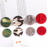 DIY Acetate Disc Earrings Material Pendant PURPLEGRAPE 10pcs