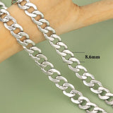 DIY Chain 18k Plated 0.3 Microns Copper Metal Rhodium Plated Charms 1m/Lot