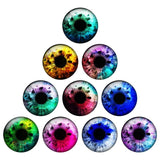 24 Pcs/lot 14mm Blythe Doll Eyes Thin Glass Pupil Eye DIY Accessories BH099