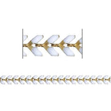 Copper Enamel Spiky Chains Findings for DIY Jewelry Making