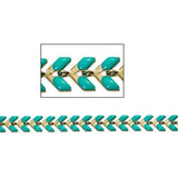 Copper Enamel Spiky Chains Findings for DIY Jewelry Making