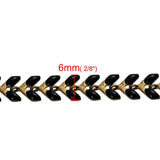 Copper Enamel Spiky Chains Findings for DIY Jewelry Making