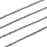 4M Stainless Steel Extension Tail Chain 3mm for DIY Jewelry Making