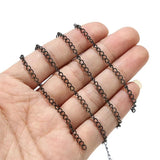 4M Stainless Steel Extension Tail Chain 3mm for DIY Jewelry Making