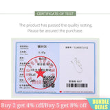 925 Silver Flower Earring Pins Clasps Hooks Earwire