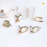 Sparkling Rhinestone Stud Earrings for DIY Jewelry Making