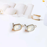Sparkling Rhinestone Stud Earrings for DIY Jewelry Making