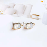 Sparkling Rhinestone Stud Earrings for DIY Jewelry Making