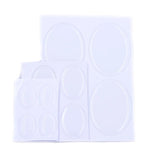 20Pcs Epoxy Resin Domes Cabochons Stickers for DIY Jewelry 18x13mm 25x18mm 40x30