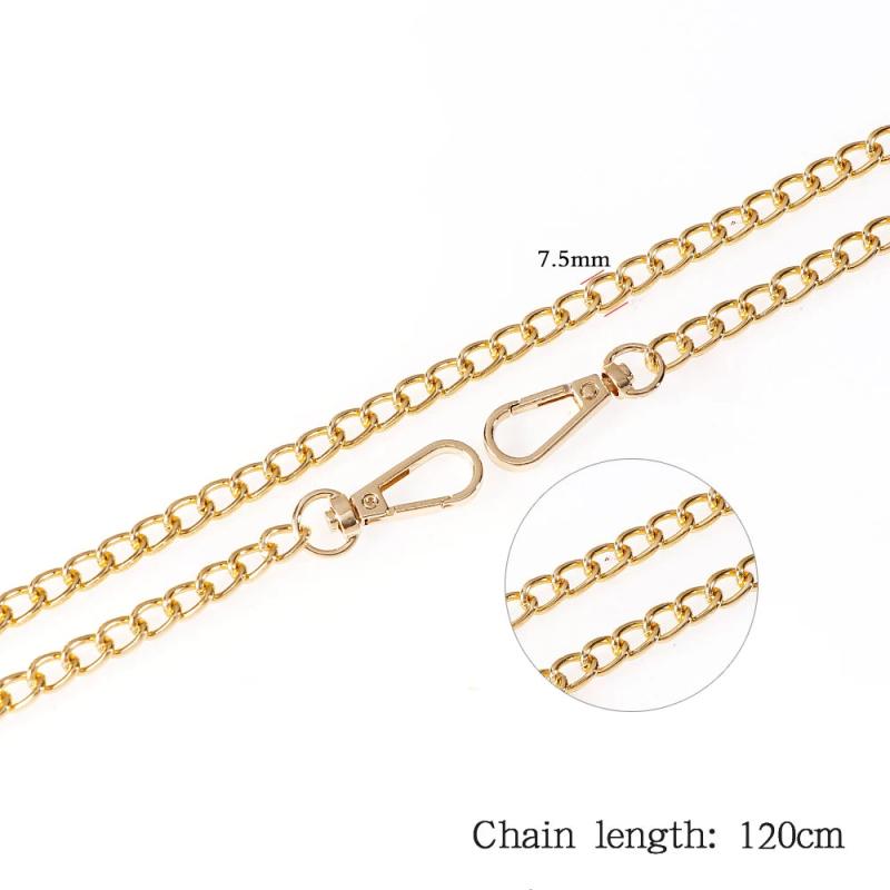 Aluminum Chain Strap Handbag Accessory for Women Bags Belt Straps