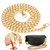 Aluminum Chain Strap Handbag Accessory for Women Bags Belt Straps