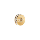 10pcs Stainless Steel Round Crystal Beads 7mm Spacer for DIY Bracelet Crafts