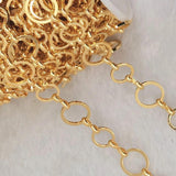 1m Rose Round Circle Chains for Jewelry Making DIY Beads Chain Copper Necklace