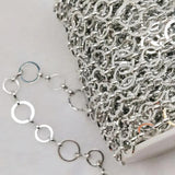 1m Rose Round Circle Chains for Jewelry Making DIY Beads Chain Copper Necklace
