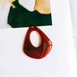 10pcs Acrylic Plastic Triangle Earring Charms DIY Material