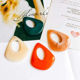 10pcs Acrylic Plastic Triangle Earring Charms DIY Material