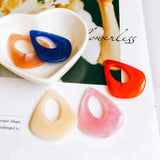 10pcs Acrylic Plastic Triangle Earring Charms DIY Material
