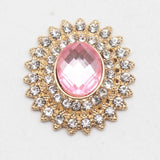 10pcs Oval 25*28mm Crystal Glass Rhinestone Flat Bottom Jewelry Diy Point Drill