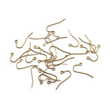 Raw Brass Fish Hook Ear Wires French Earring Hook DIY Jewelry Making