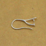 925 Sterling Silver Earring Hooks DIY Accessories 10*20MM