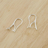 925 Sterling Silver Earring Hooks DIY Accessories 10*20MM