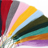 10pcs Long Silk Tassel Fringe Trim Pendant for DIY Home Decor
