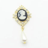 10pcs Rhinestone Pearl Pendant Wine Glass Decoration DIY Jewelry
