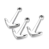 2pcs Stainless Steel Anchor Hooks for Bracelet Jewelry Making Necklace Pendant