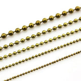 10M/lot Metal Ball Bead Chains for Jewelry Making