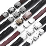 Stainless Steel 3-Section Magnetic Clasp for DIY Bracelet