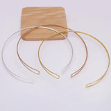 5 PCS 140mm Metal Head Hoop Hair Band Hairwear Base Setting For Jewelry