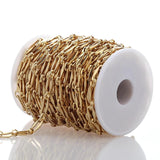 1 Meter Stainless Steel Flat Bulk Chains for DIY Jewelry Making