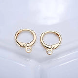 20Pcs Brass Plated Lever Back Earring Hooks DIY Jewelry Making