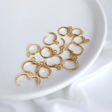 20Pcs Brass Plated Lever Back Earring Hooks DIY Jewelry Making