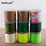 35 Colors 120m 0.8mm Cotton Cord Nylon Chinese Knot String Rope Jewelry Making