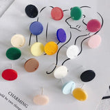 10pcs DIY Round Earring Settings Candy Acrylic Earrings Conncetors Base