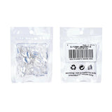 50pcs Antique Silver Leaf Glue-on Flat Pad Bails 21x8x6mm