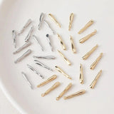 4PCS 14k Plated Long Drop Pendant Charms 3.6*22mm