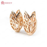 10PCS Brass Tree Leaf Beads Caps DIY Jewelry Findings Accessories