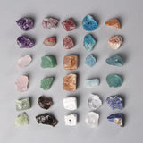 10PCS Natural Raw Stone Nugget Rough Lapis Lazuli Amethyst Quartz Crystal Beads