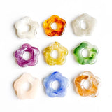 10pcs Acrylic Resin Plum Flower Bead Pendant for Jewelry Making Diy