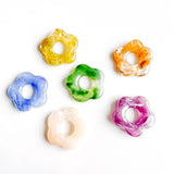 10pcs Acrylic Resin Plum Flower Bead Pendant for Jewelry Making Diy