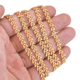 Stainless Steel Wheat Ears Chain - DIY Necklace Jewelry Making