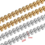 Stainless Steel Wheat Ears Chain - DIY Necklace Jewelry Making