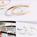 Copper C Shaped Pendant for DIY Jewelry Making