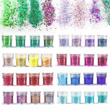 4 Mermaid Scale Aurora Glitter Bling for Jewelry Making Uv Resin