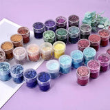 4 Mermaid Scale Aurora Glitter Bling for Jewelry Making Uv Resin