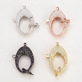 CZ Micro Pave Hook Lobster Clasp DIY Jewelry Findings