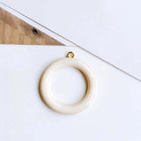 KC Plated Round Alloy Pendant Necklace Earring Charms DIY Material