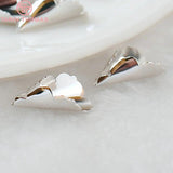 12PCS 18x11MM 24K Brass Funnel Bead Caps DIY Jewelry Findings